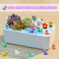 EOMTUR 200 Miniature Christmas Rubber Ducks - Small Yellow Resin Duckies in Assorted Colors for DIY Holiday Decorations