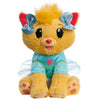 Just Play Ek World Emma'S 7-Inch Cat Daisy Plush Stuffed Animal, Orange Cat, Soft Fabric, Gliterry Bow, Kids Toys For Ages 3 Up