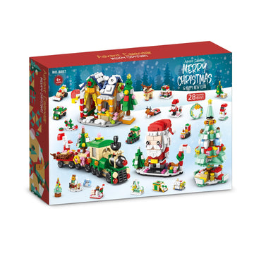 1123 Pieces Advent Calendar 2024 Building Blocks Set - 24 In 4 Building Brick Model For Countdown To Christmas - Gift Daily Coll