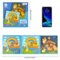 Travofun Magnetic Puzzles for Kids Ages 3-5,20 Piece Bible Jigsaw Puzzles for Toddlers 4-6,Noahs Ark - Magnet Toys for Children