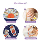 CHEFAN Felt Board for Toddlers, 4 Set Nursery Rhymes Felt Pieces, Precut Flannel Figures, Humpty Dumpty,Hey Diddle Diddle,Hickor