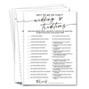 Wedding Shower Games Cards, Wedding Traditions Why Do We Do That, 25 Game Cards with 1 Answer Card, Engagement Party Wedding Gam
