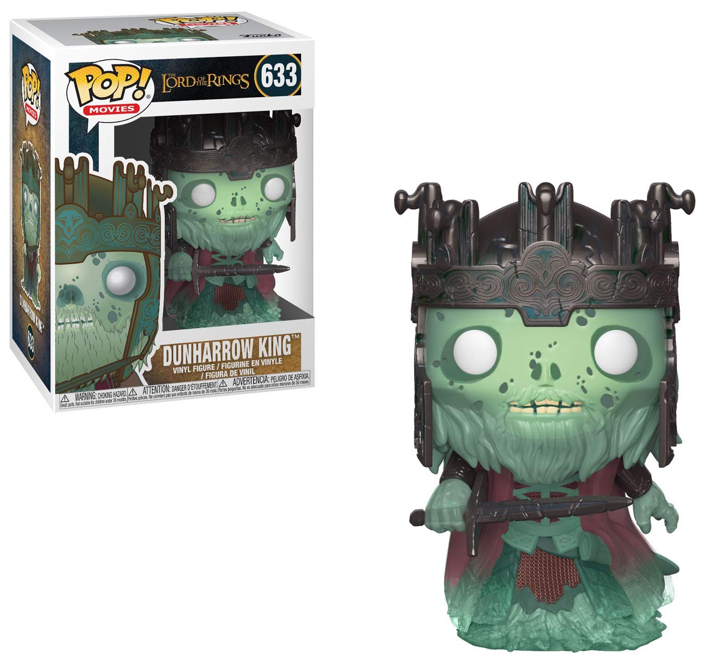Funko Pop Movies Dunharrow King Collectible Figure, Multicolor, Model 33250, Resin Material