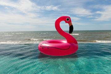 Giftexpress 48' Inflatable Flamingo Pool Float, Swim Party Toys, Fun Beach Floaties, Summer Pool Lilo Lounger For Adults & Kids, Pool Party Favor (2)