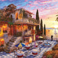Springbok'S 1000 Piece Jigsaw Puzzle Mediterranean Romance - Made In Usa