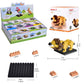 FUN LITTLE TOYS Mini Animal Building Blocks - 12 Pack Multicolor Plastic Party Favor for Kids, Small Toy Prizes, Goodie Bag Stuffers