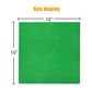 8 Pack Peel And Stick Baseplates, Stickers Baseplates, Compatible With All Major Brands - 10 Inch X 10 Inch (4 Green And 4 Gray)