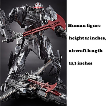 Lcfd Alloy Deformation Car Toys, 11 inch Big Size, Manual Deformation Car Model Robot Toy, Action Figures,Exquisite Packaging, G