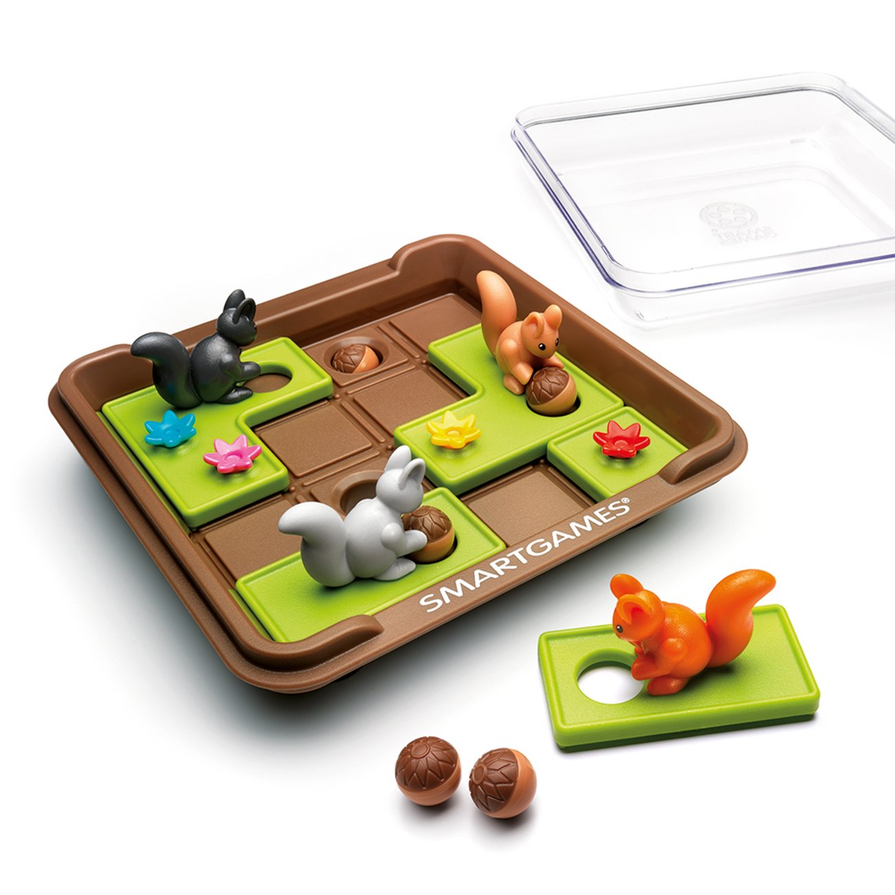 SmartGames Squirrels Go Nuts! Travel Game for Ages 6-mature-themed