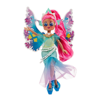 Royale High 9    Fashion Doll - Mermia The Water Fairy, Wave 1, Series 1 - Fairy Journal, Comb, And Virtual Item Code Included -