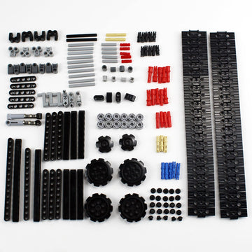 Technical Chain Wheel Part Track System Tank Tracks Compatible with All Major Brands, MOC Parts Tracks for Tanks Toy DIY Accesso