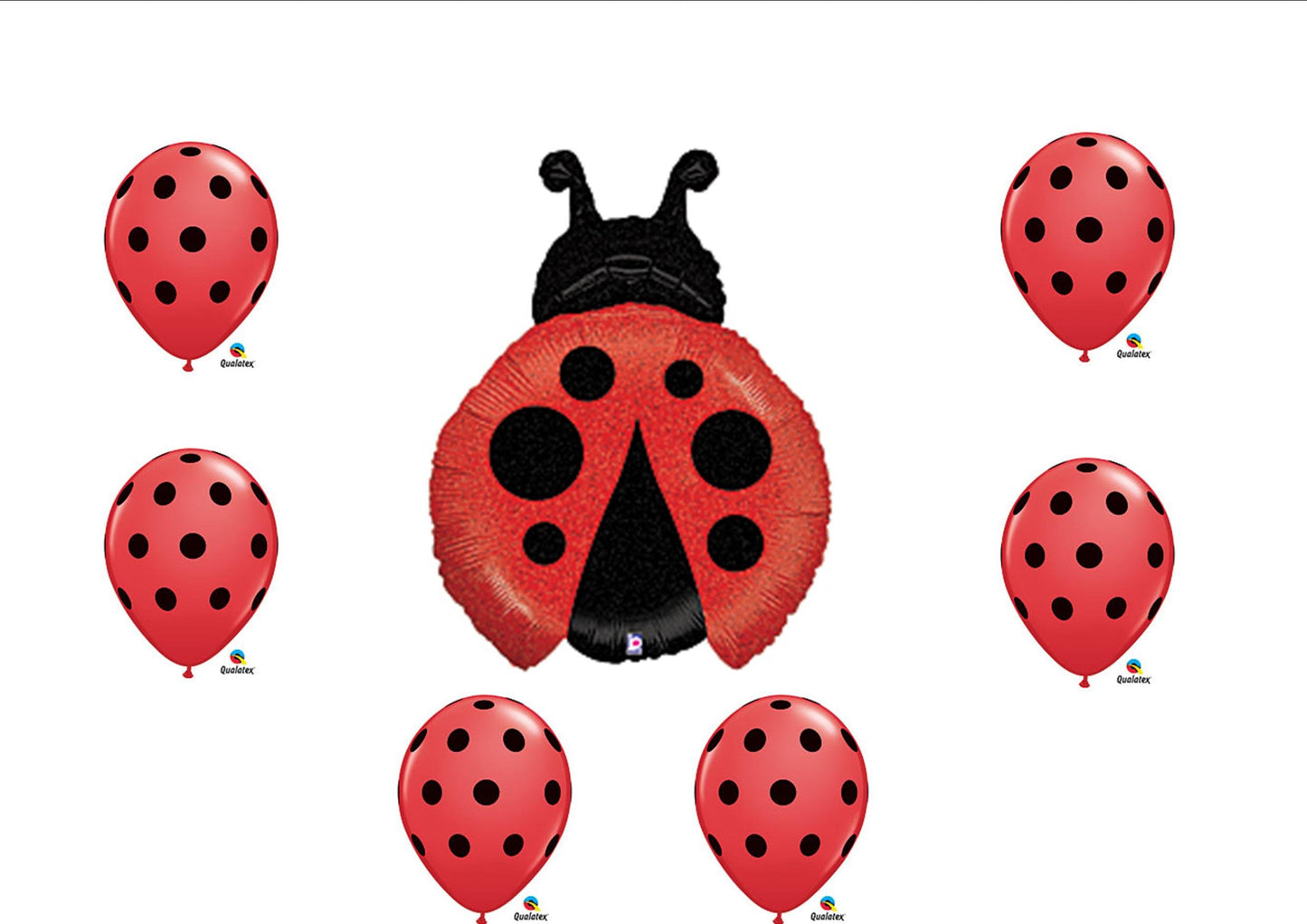 1 X Ladybug Balloon Set Birthday Party Baby Shower Decorations Supplies (7)