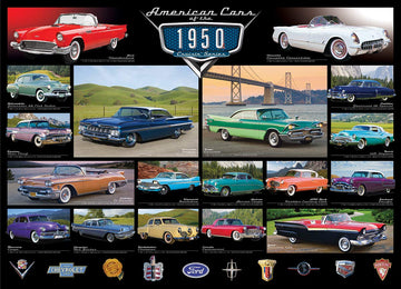 Eurographics 1950'S Cruisin' Classics Jigsaw Puzzle (1000-Piece)