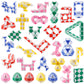 Ganowo 30 Pack Party favor, Medium Fidget Snake Cube Twist Puzzle Toys for Kids Teens Stocking Stuffers Bulk Birthday Party Supp