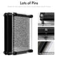 3D Pin Art Toy, Size 3.75” X 5” Unique Metal 3D Pin Art Board Impression Toy For Kids (Silver, Metal)
