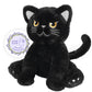 Suzzipals Microwavable Grumpy Black Cat Stuffed Animals Lavender Scent, Heated Stuffed Animals Heating Pads For Cramps & Pain, B