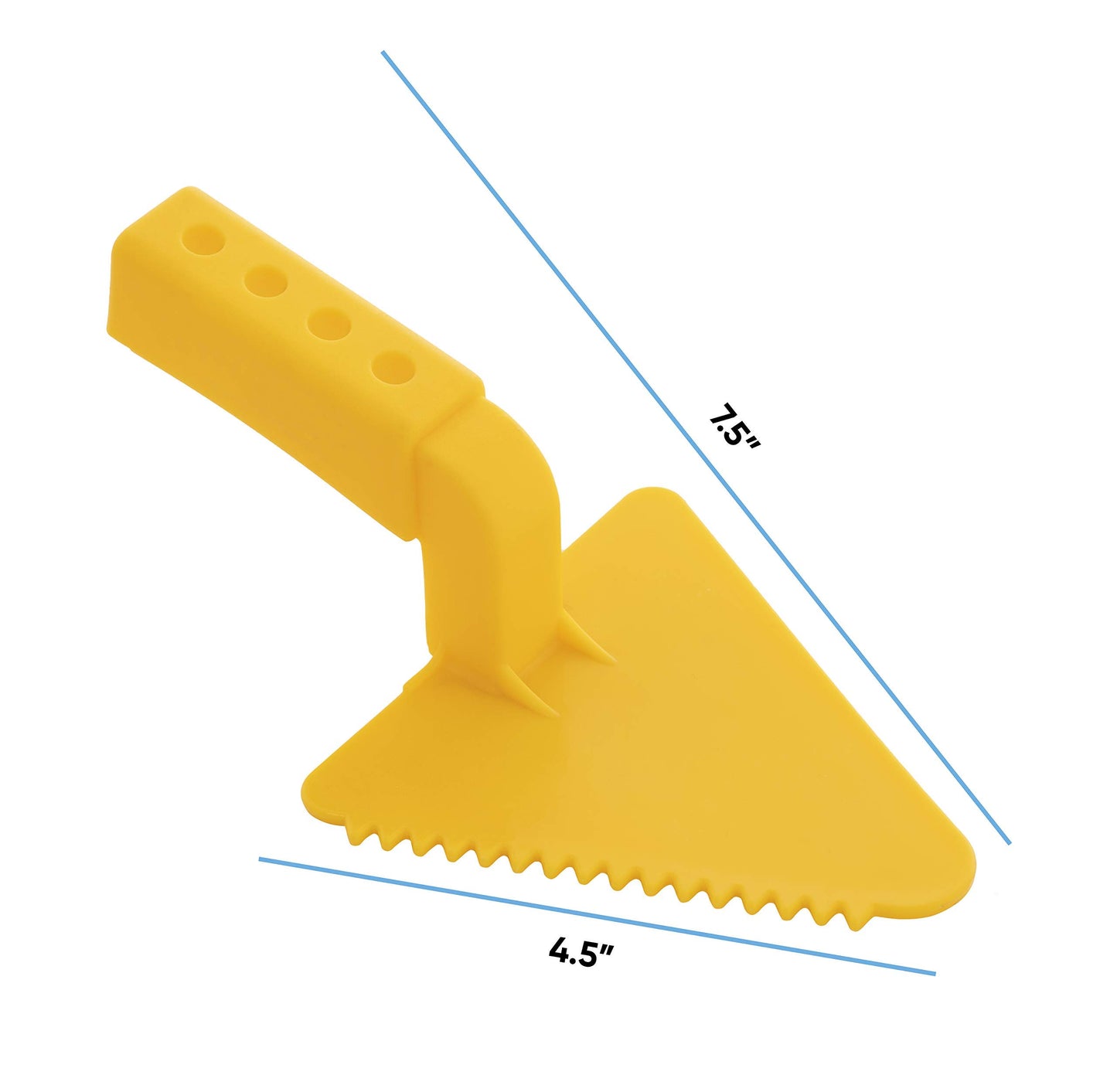Snow Toy Trowel V-Shape - Kids Beach Sand Fun Toy Yellow Trowel, Sturdy And Well Designed. By Superio
