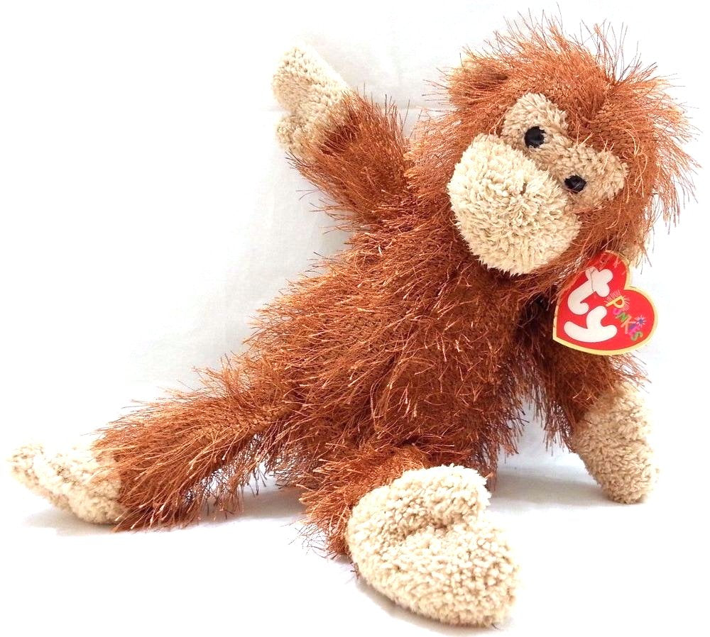 TY Beanie Zig Zag the Monkey Punkies Zigzag 7