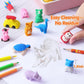 140 Pack Animal Erasers for Kids 3D Puzzle Mini Pencil Eraser Bulk Desk Pets Treasure Box Toy for Classroom School Prize Kids Pa