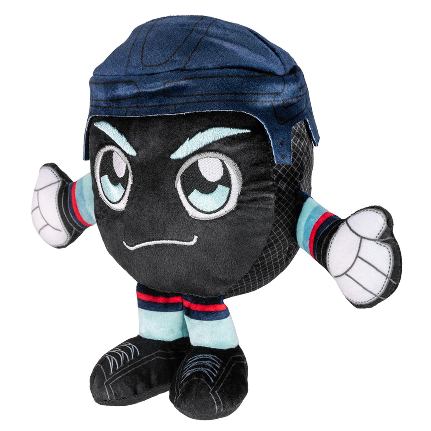 Bleacher Creatures Seattle Kraken 8'' NHL Kuricha Hockey Puck Sitting Plush - Soft Chibi Inspired Plush