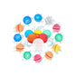 Vxcellent Live Life 16Pcs Magnetic Reusable Water Balloons, Reusable Water Balloons For Kids, Summer Water Toys, Water Slide Wip