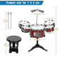 Toddler Musical Toys Drum Set For Kids Age 2-4 - Jazz Rock Drum Kit Set Musical Instruments Toy For Christmas Party Birthday Gif