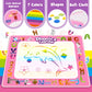 Toddler Toys For 2 3 4 5 Year Old Kids Boys Girls, Water Doodle Mat For Toddlers 2-5 Preschool Educational Learning Toys Halloween Birthday Easter Basket Stuffers Gift For 2-8 Year Old Boys Girls Pink