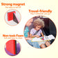 Helsort Travel Tangram Puzzle - Magnetic Puzzle Book For Road Trips, Stem Jigsaw Game With 3 Tangram Sets, Patterns Solutions -