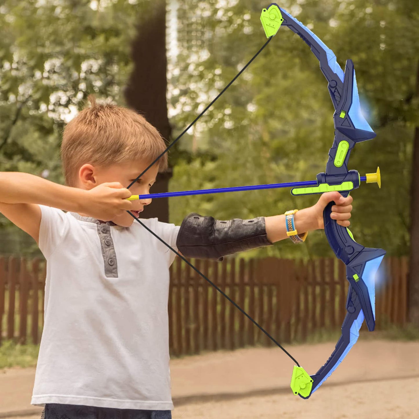 2 Pack Bow And Arrow Set For Kids, Light Up Archery Set With 14 Suction Cup Arrows, Outdoor Toys For Kids Ages 6-8 8-12, Birthday Gifts Ideas Toys For 4 5 6 7 8 9 10 Year Old Girls Boys