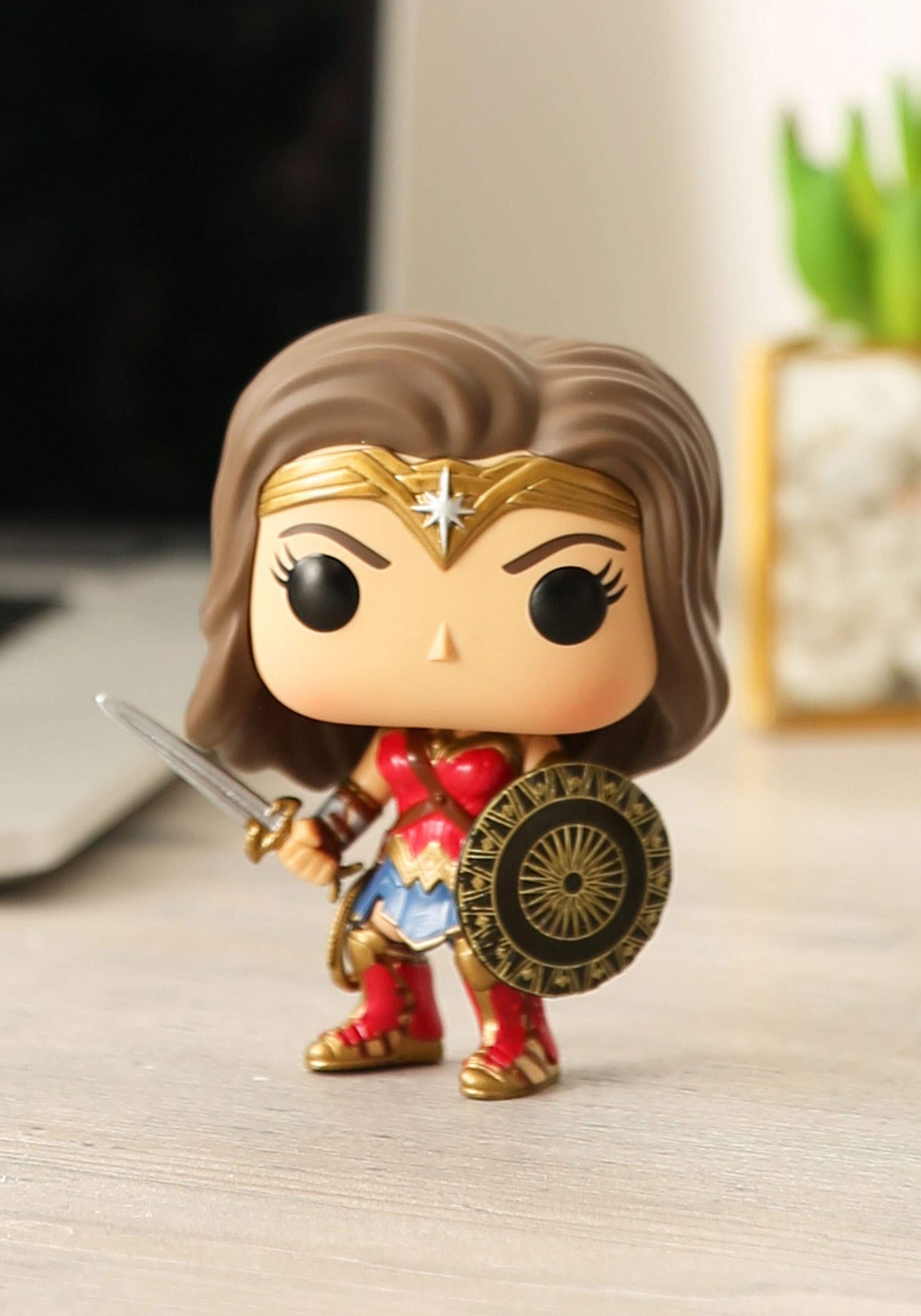 Funko Pop Movies Dc Wonder Woman Movie Wonder Woman Action Figure, Multicolor, Standard