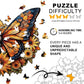 Wooden Puzzles for mature-themeds - 200 Pieces Butterfly Unique Shaped Wooden Jigsaw Puzzles for mature-themeds  Medium Size 10'' x 12'' mature-themed Wood Puzzles for Family Friend Game