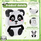 Lewtemi Piñatas For Birthday Party Colorful Piñata With Stick, Blindfold, Confetti For Adults Birthday Baby Shower Party Supplies(Panda Style)