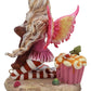 Ebros Festive Christmas Eve Holiday Fairy Hugging Gingerbread Man Statue By Amy Brown 'Twas The Night' Faery Garden Fantasy Collector Figurine As Accent Decor Or Gift Idea