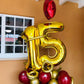 40 Inch Gold 50 Balloon Number, 50Th Birthday Decorations, 50 Birthday Anniversary Decorations, Large Foil Mylar Balloons For Pa