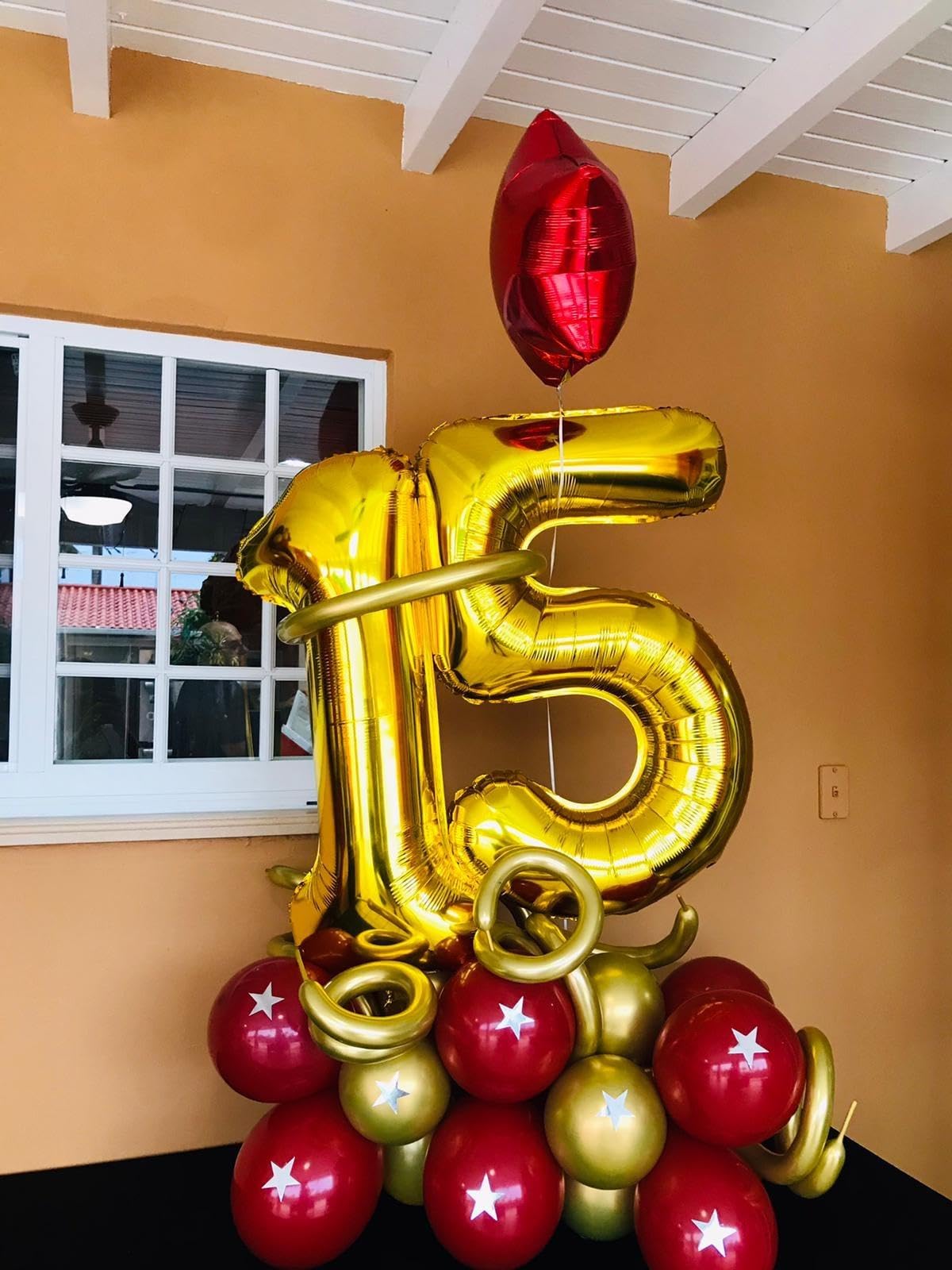 40 Inch Gold 50 Balloon Number, 50Th Birthday Decorations, 50 Birthday Anniversary Decorations, Large Foil Mylar Balloons For Pa