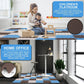 Balancefrom 36 Piece Kids Puzzle Play Mat, Foam Floor Tiles, Blue/Brown/Beige