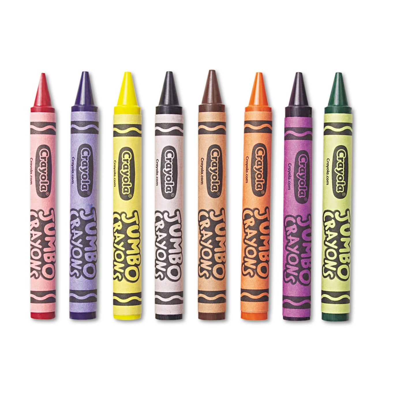 Crayola Crayons Jumbo 8Ct Peggable Tuck Box - Bin389