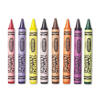 Crayola Crayons Jumbo 8Ct Peggable Tuck Box - Bin389