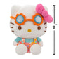 Hello Kitty And Friends Easter 8' Plush W/Flower Overalls & Sunglasses - Officially Licensed Sanrio - Soft Doll Stuffed Toy Figure - Basket Stuffer Gift For Kids, Girls, Boys - 2+