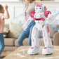 KINGSDRAGON RC Robot Toy - Gesture & Sensing Control, Pink, Model RBTTY01-RD-SRK2, Perfect for Kids Age 3-8, Birthday Gift