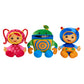 Just Play Team Umizoomi Beans Plush Toy, 7-inch Soft Fabric Bot, Multicolor, Kids Ages 3+ - Model 73803