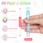 36 Pcs Bubbles Party Favors For Kids Mini Bubble Wands Bubble Party Favors Assortment Neon, Kids Summer Gifts, Fun Bubbles For Christmas Halloween Birthday Goodie Bags