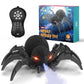 DEERC Remote Control Spider Robot - Black Widow Toy with Spray & Lights, Model DE80-UK4, Perfect for Halloween & Kids' Parties