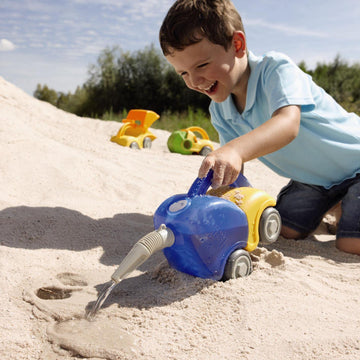 HABA Sand Play Tanker Truck and Funnel: Ultimate Kids Beach Toys, Sandbox Toys, Construction Toys, Toy Trucks, Sand Box Toys, Ki