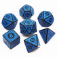 CREEBUY Polyhedral DND Dice Set, 5 Pack Dice Sets Fit for Dungeons and Dragons D&D RPG Games 7-Die Polyhedral Dice with Vintage