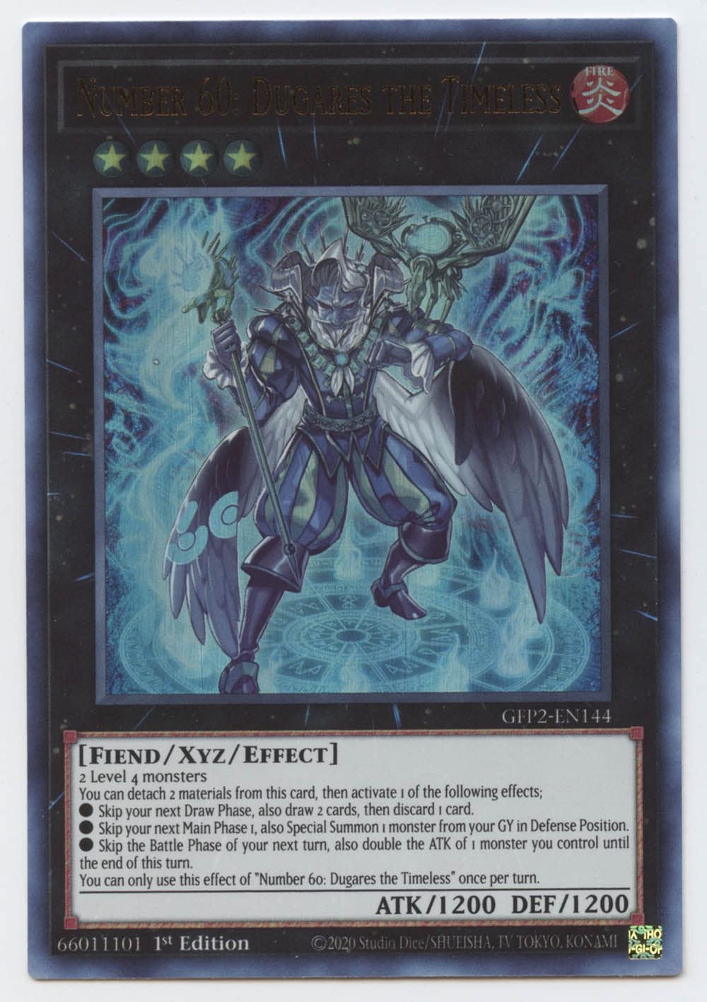 Number 60: Dugares The Timeless - Gfp2-En144 - Ultra Rare - 1St Edition