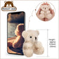Sotiff 12 Pcs Valentine‘S Day Mini Bear Plush Stuffed 4 Inch Small Fuzzy Bear Bulk Animal Doll Keychains For Baby Shower Birthday Party Favor Classroom Exchange Gifts(Brown, Apricot)