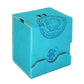 Zoopin Leather Deck Box With Built-In Spinning Life Counter, Cyan For Mtg,Yugioh,Pokeman,Tes Legacy,Munchkins Ccg Decks And Also