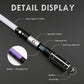 X-Trexsaber Rgb Light Saber With Force Fx 12 Colors Changeable, 16 Smooth Swing Sound Fonts,Gesture Control Light Saber For Adults And Kids Heavy Dueling