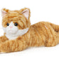 Cuckool Orange Tabby Cat Stuffed Animals, Microwavable Stuffed Animals Heating Pad For Cramps, Pain Stress Relief, Heatable Cool